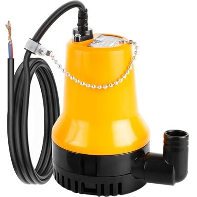 everfarel Bomba submersível DC 12V 60W 3600L/h para barco de lagoa com cabo de 1,3 m everfarel Bomba submersível DC 12V 60W 3600L/h para barco de lagoa com cabo de 1,3 m