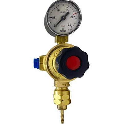OXYTURBO Mignon Redutor de gás MAP com manómetro com casquilho CGA600, casquilho universal para bombonas MAP em todo o mundo OXYTURBO Mignon Redutor de gás MAP com manómetro com casquilho CGA600, casquilho universal para bombonas MAP em todo o mundo