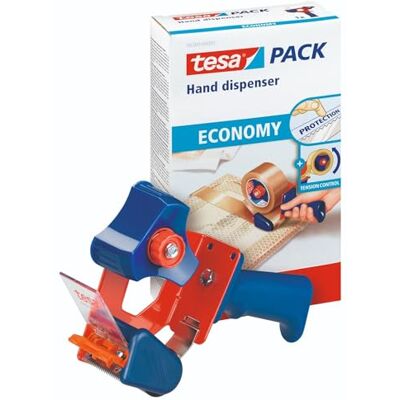 tesa Dispensador Manual Economy, Dispensador de Fita Adesiva Manual para Fitas de Embalagem de até 50 mm de Largura tesa Dispensador Manual Economy, Dispensador de Fita Adesiva Manual para Fitas de Embalagem de até 50 mm de Largura