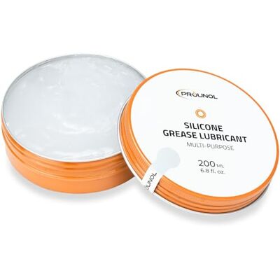 Prounol Gordura de silicone 100 % pura, gordura dielétrica de uso geral, graxa de borracha HT impermeável Prounol Gordura de silicone 100 % pura, gordura dielétrica de uso geral, graxa de borracha HT impermeável