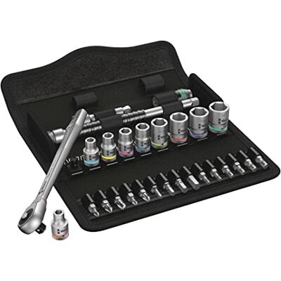 Wera 8100 SA 10 conjunto de catraca Zyklop metal Wera 8100 SA 10 conjunto de catraca Zyklop metal