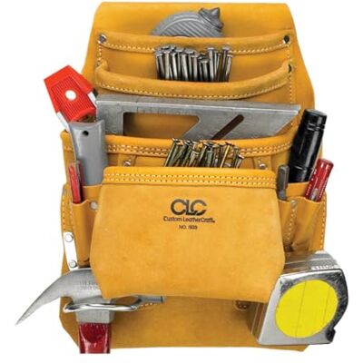 Custom LeatherCraft AP Prego e a ferramenta da bolsa de carpinteiro com 10 bolso Custom LeatherCraft AP Prego e a ferramenta da bolsa de carpinteiro com 10 bolso