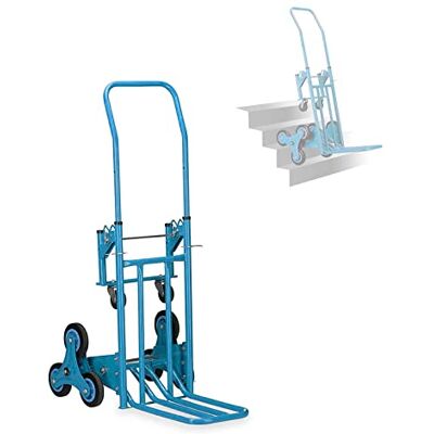 ECOVELO Carrinho para escadas com 8 rodas, capacidade máxima de 200 kg, carrinho porta-pacotes dobrável 2 em 1, elevador manual ECOVELO Carrinho para escadas com 8 rodas, capacidade máxima de 200 kg, carrinho porta-pacotes dobrável 2 em 1, elevador manual