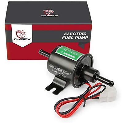 CarBole Bomba de combustível 12 V HEP-02A, bomba de gasolina 4-7 PSI, bomba elétrica de alta pressão, universal para gasolina e diesel CarBole Bomba de combustível 12 V HEP-02A, bomba de gasolina 4-7 PSI, bomba elétrica de alta pressão, universal para gasolina e diesel