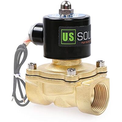 U.S. Solid 24 V DC 1" G Válvula solenóide elétrica latão normalmente fechado "NC" Solenoid válvula de acionamento direto ar água óleo U.S. Solid 24 V DC 1" G Válvula solenóide elétrica latão normalmente fechado "NC" Solenoid válvula de acionamento direto ar água óleo