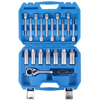 DAYUAN 18 peças kit de ferramentas universais para amortecedores substituição de suspensão de suporte DAYUAN 18 peças kit de ferramentas universais para amortecedores substituição de suspensão de suporte