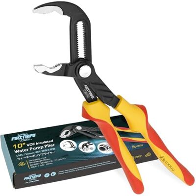 FIRSTINFO TOOLS FIT YOUR NEEDS FIRSTINFO VDE Guiador para bombas de água, 1000 V 25,4 cm FIRSTINFO TOOLS FIT YOUR NEEDS FIRSTINFO VDE Guiador para bombas de água, 1000 V 25,4 cm