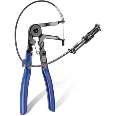 WORKPRO Alicate de braçadeiras, alicates grampos de carro de mangueira flexível, alicates para abraçadeiras de mola, ferramenta para remover abraçadeiras de automóveis para mangueiras WORKPRO Alicate de braçadeiras, alicates grampos de carro de mangueira flexível, alicates para abraçadeiras de mola, ferramenta para remover abraçadeiras de automóveis para mangueiras