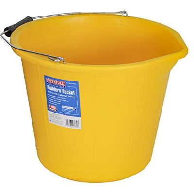 Faithfull 3GBUCKYEL Ferramenta de limpeza, cor: amarelo Faithfull 3GBUCKYEL Ferramenta de limpeza, cor: amarelo
