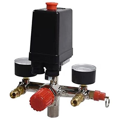 Dent-de-lion Interruptor de pressão durável da bomba do compressor de ar com medidor reguladores de controlo de válvulas Dent-de-lion Interruptor de pressão durável da bomba do compressor de ar com medidor reguladores de controlo de válvulas