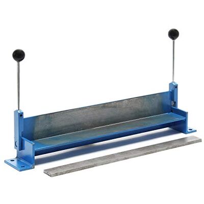 WilTec Máquina dobradora manual chapa 460 mm Dobradora de placas de aço e folha de metal Ferramenta para oficina e bricolage WilTec Máquina dobradora manual chapa 460 mm Dobradora de placas de aço e folha de metal Ferramenta para oficina e bricolage