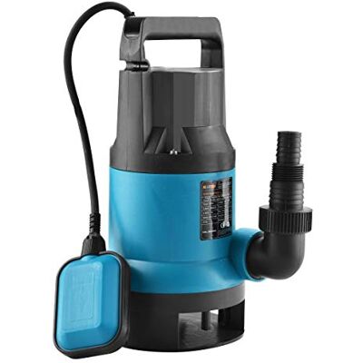 KATSU Tools Katsu Bomba submersível portátil de 750 W para água limpa e suja para lagoas de jardim, piscinas, valas + interruptor flutuante KATSU Tools Katsu Bomba submersível portátil de 750 W para água limpa e suja para lagoas de jardim, piscinas, valas + interruptor flutuante