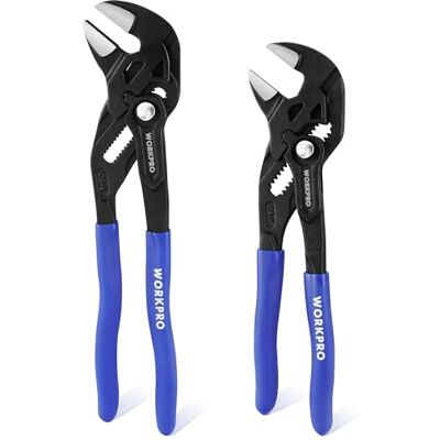WORKPRO Conjunto de pinças chaves, 2 peças, 180/255 mm WORKPRO Conjunto de pinças chaves, 2 peças, 180/255 mm