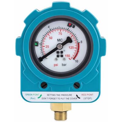 KATSU Tools KATSU Interruptor de controlo de pressão de bomba de água automática, controlador de pressão eletrónico ajustável, para bomba submersível, bomba de jardim, compressor de ar KATSU Tools KATSU Interruptor de controlo de pressão de bomba de água automática, controlador de pressão eletrónico ajustável, para bomba submersível, bomba de jardim, compressor de ar