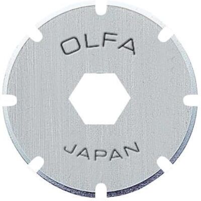 Olfa PRB18-2 Pack de 2 lâminas circulares perfuradoras de 18 mm, para cortador PRC-2 Olfa PRB18-2 Pack de 2 lâminas circulares perfuradoras de 18 mm, para cortador PRC-2