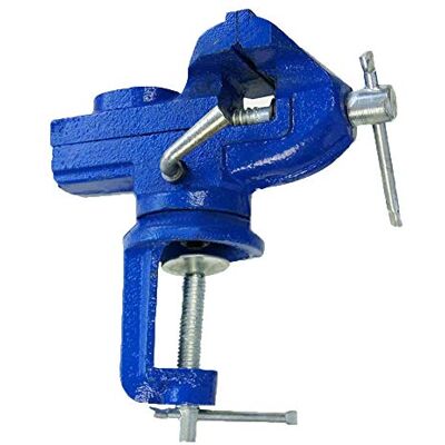 KATSU Tools KATSU Parafuso de bancada de trabalho, 60 mm parafuso mini de fixação pesada universal de precisão com base giratória de 360 ° e born, braçadeira de banco para carpintaria reparação de metalurgia KATSU Tools KATSU Parafuso de bancada de trabalho, 60 mm parafuso mini de fixação pesada universal de precisão com base giratória de 360 ° e born, braçadeira de banco para carpintaria reparação de metalurgia