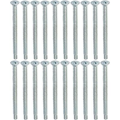 AERZETIX C44709 Conjunto de 20 parafusos para chapa autoperfurantes Ø4,8x70mm com cabeça fresada DIN 7504 P com ranhura PH/cruciforme em aço galvanizado chapa de estrutura metálica cor Juego de 20, DIN 7504 P, Huella PH/cruciforme, Acero galvanizado, Co AERZETIX C44709 Conjunto de 20 parafusos para chapa autoperfurantes Ø4,8x70mm com cabeça fresada DIN 7504 P com ranhura PH/cruciforme em aço galvanizado chapa de estrutura metálica cor Juego de 20, DIN 7504 P, Huella PH/cruciforme, Acero galvanizado, Co