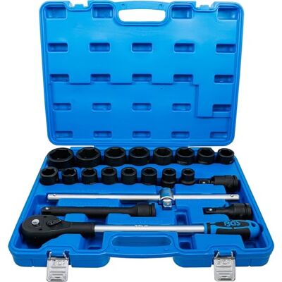 BGS Conjunto de chaves de impacto 20 mm (3/4") 21 peças BGS Conjunto de chaves de impacto 20 mm (3/4") 21 peças