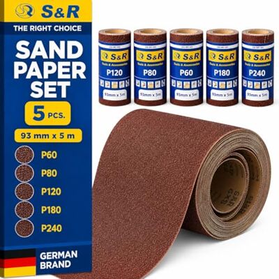 S&R - Sandpaper Roll Set - Sandpaper S&R - Sandpaper Roll Set - Sandpaper