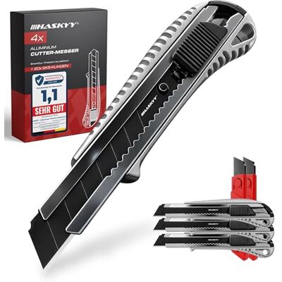 HASKYY Pack de 4 cortinas Pro de 18 mm + 20 folhas SK5 de alta resistência sistema de segurança avançado HASKYY Pack de 4 cortinas Pro de 18 mm + 20 folhas SK5 de alta resistência sistema de segurança avançado