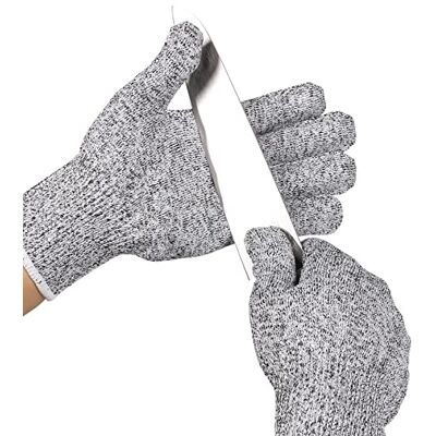 ThreeH Luvas resistentes a cortes proteção das mãos luvas de trabalho respiráveis para cortar, jardim, cozinha GL02 L ThreeH Luvas resistentes a cortes proteção das mãos luvas de trabalho respiráveis para cortar, jardim, cozinha GL02 L
