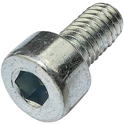 AERZETIX , Conjunto de 100 peças, parafusos M4 x 8, com cabeça hexagonal interior, Ø 4 x 8 mm, DIN 912, classe 8,8, aço galvanizado, bricolagem, ferramenta de montagem, ferragens, C47615 AERZETIX , Conjunto de 100 peças, parafusos M4 x 8, com cabeça hexagonal interior, Ø 4 x 8 mm, DIN 912, classe 8,8, aço galvanizado, bricolagem, ferramenta de montagem, ferragens, C47615
