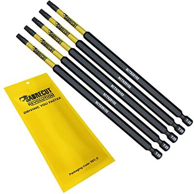 SabreCut 5 unidades 152 mm T25 TX25 pontas impacto resistente SabreCut 5 unidades 152 mm T25 TX25 pontas impacto resistente