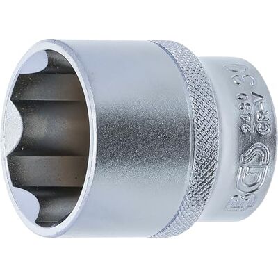 BGS Chave de soquete Super Lock entrada 12,5 mm (1/2") 30 mm BGS Chave de soquete Super Lock entrada 12,5 mm (1/2") 30 mm