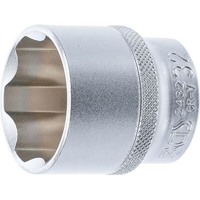 BGS Chave de soquete Super Lock entrada 12,5 mm (1/2") 32 mm BGS Chave de soquete Super Lock entrada 12,5 mm (1/2") 32 mm