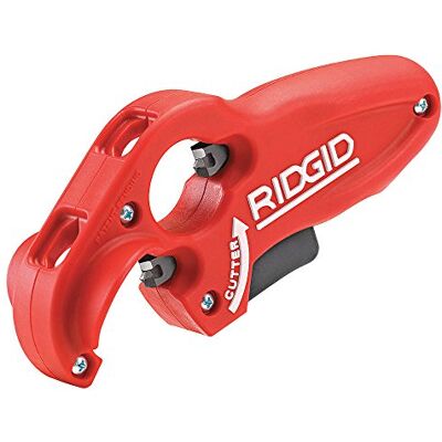 RIDGID PTEC 3000 Cortador de tubos de plástico de pared fina versátil de PE, PP, PVC para cordões de 1-1/4" e 1-1/2", corta, limpa, desbarba e bisela RIDGID PTEC 3000 Cortador de tubos de plástico de pared fina versátil de PE, PP, PVC para cordões de 1-1/4" e 1-1/2", corta, limpa, desbarba e bisela