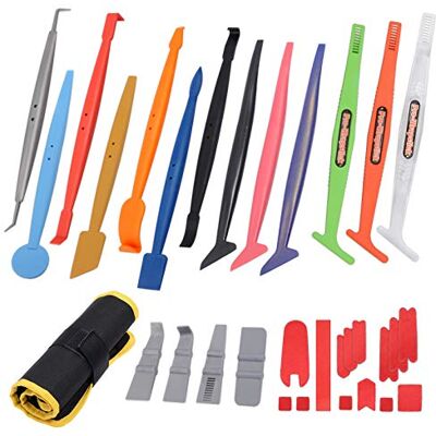 Ehdis Kit de palitos de vinil com ímans, kit de vinil ferramentas de película de tinta de embrulho, para aplicar filme de janela, tinta de janela de carro (com bolsa de armazenamento) Ehdis Kit de palitos de vinil com ímans, kit de vinil ferramentas de película de tinta de embrulho, para aplicar filme de janela, tinta de janela de carro (com bolsa de armazenamento)