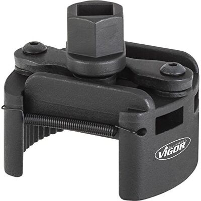 Vigor Chave de tensão universal para filtro de óleo, 60-80 mm, 1 peça, V4413 Vigor Chave de tensão universal para filtro de óleo, 60-80 mm, 1 peça, V4413