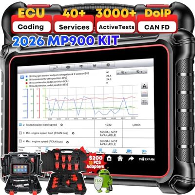Autel MaxiPRO MP900 KIT Diagnóstico de carro, 2025 mais recente MP900E MP900E KIT, MP808BT PRO KIT, MP808S KIT, codifica ECU & Bidirecional como MS906 PRO MP900BT, 11 cabos OBD1, 40+ Reinicialização Autel MaxiPRO MP900 KIT Diagnóstico de carro, 2025 mais recente MP900E MP900E KIT, MP808BT PRO KIT, MP808S KIT, codifica ECU & Bidirecional como MS906 PRO MP900BT, 11 cabos OBD1, 40+ Reinicialização
