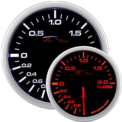 Depo Racing WA-Series instrumento / calibre, fumo, 52 mm Depo Racing WA-Series instrumento / calibre, fumo, 52 mm