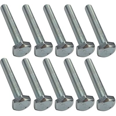 AERZETIX , Conjunto de 10 parafusos M3 x 20, cabeça hexagonal, Ø 3 x 20 mm, DIN 933, classe 8,8, aço galvanizado, bricolagem, ferramenta de montagem/ferragem, C47259 AERZETIX , Conjunto de 10 parafusos M3 x 20, cabeça hexagonal, Ø 3 x 20 mm, DIN 933, classe 8,8, aço galvanizado, bricolagem, ferramenta de montagem/ferragem, C47259