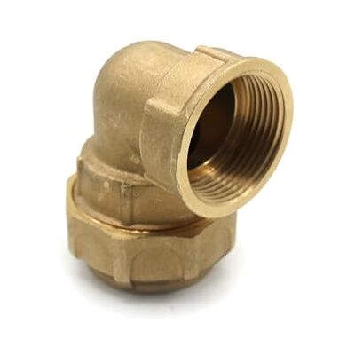 DOJA Barcelona 2 Cotovelos Fêmea 90° Polietileno Para Mangueira de Polietileno de 25mm Conector de Latão Cotovelo Canalização de Compressão, Água Chuva, Electroválvula Irrigação DOJA Barcelona 2 Cotovelos Fêmea 90° Polietileno Para Mangueira de Polietileno de 25mm Conector de Latão Cotovelo Canalização de Compressão, Água Chuva, Electroválvula Irrigação