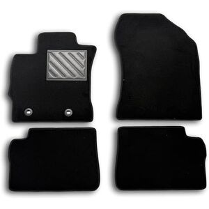 MTC Automotive Tapetes para Toyota Auris II a partir de 2013 (incluindo versão Hybrid) Tapetes feitos sob medida Fabricados em carpete preto, com botões e calcanhar de borracha reforçada MTC Automotive Tapetes para Toyota Auris II a partir de 2013 (incluindo versão Hybrid) Tapetes feitos sob medida Fabricados em carpete preto, com botões e calcanhar de borracha reforçada