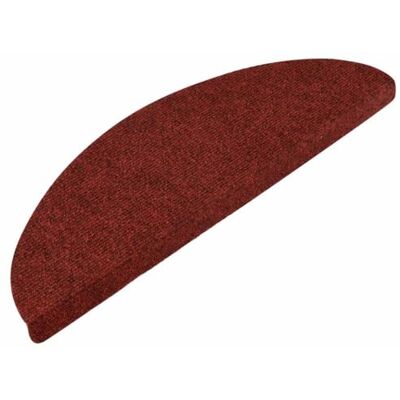 vidaXL Tapete Autoadesivo de Escada 15 pcs, Tapete Antiderrapante de Escada, Protetor de Degrau, Tecido Vermelho 56x17x3 cm vidaXL Tapete Autoadesivo de Escada 15 pcs, Tapete Antiderrapante de Escada, Protetor de Degrau, Tecido Vermelho 56x17x3 cm