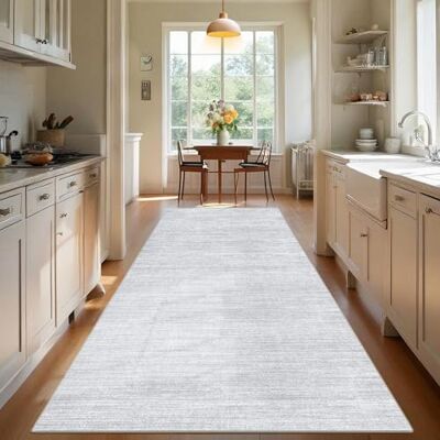 TEHWDAIYOU Tapete de corredor e cozinha lavável antiderrapante tapete corredor tapete longo tapete para corredores felpudo entrada lavandaria 90 x 250 cm tapete por metros tapete cozinha abstrata cinzento TEHWDAIYOU Tapete de corredor e cozinha lavável antiderrapante tapete corredor tapete longo tapete para corredores felpudo entrada lavandaria 90 x 250 cm tapete por metros tapete cozinha abstrata cinzento