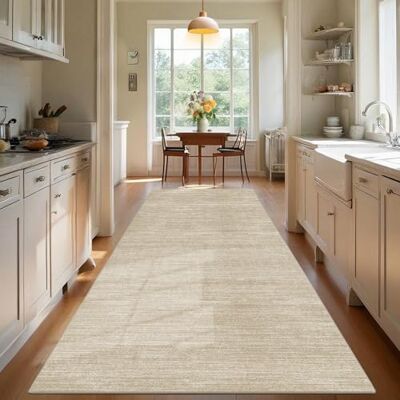 TEHWDAIYOU Tapete de corredor e cozinha lavável antiderrapante tapete corredor tapete longo tapete para corredores felpudo entrada lavandaria 80 x 220 cm tapete por metros tapete cozinha bege TEHWDAIYOU Tapete de corredor e cozinha lavável antiderrapante tapete corredor tapete longo tapete para corredores felpudo entrada lavandaria 80 x 220 cm tapete por metros tapete cozinha bege
