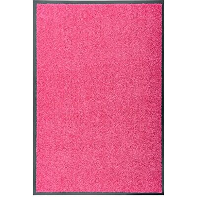 vidaXL Tapete de Entrada Lavável Grosso Tapete de Entrada para Corredor Exterior Interior Porta de Casa Esteira de Boas-Vindas Antiderrapante Rosa 60x90 cm vidaXL Tapete de Entrada Lavável Grosso Tapete de Entrada para Corredor Exterior Interior Porta de Casa Esteira de Boas-Vindas Antiderrapante Rosa 60x90 cm