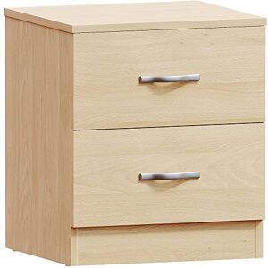 Vida Designs Criado-mudo - Pinheiro, 2 Gavetas, Moderno - Criado-mudo Vida Designs Criado-mudo - Pinheiro, 2 Gavetas, Moderno - Criado-mudo