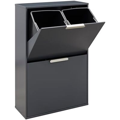 Arregui - CR604-E - Antracite - 4 x 17 L - Waste bin Arregui - CR604-E - Antracite - 4 x 17 L - Waste bin