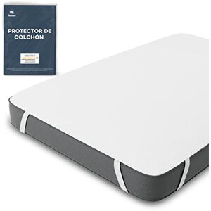 Twinzen Protetor de Colchão 80x200 Impermeável Certificação Oeko Tex Capa de Colchão 80x200cm de Algodão Respirável com 4 Cantos Elásticos Twinzen Protetor de Colchão 80x200 Impermeável Certificação Oeko Tex Capa de Colchão 80x200cm de Algodão Respirável com 4 Cantos Elásticos