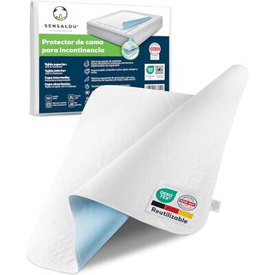Sensalou - sottotappeto per incontinenza - À prova d'água - 2 peças - Mattress protector Sensalou - sottotappeto per incontinenza - À prova d'água - 2 peças - Mattress protector