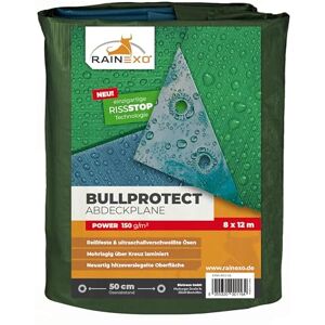Bio Green Lona Rainexo, 8 x 12 m, 150 g/m², inclui ilhós, verde/azul Bio Green Lona Rainexo, 8 x 12 m, 150 g/m², inclui ilhós, verde/azul