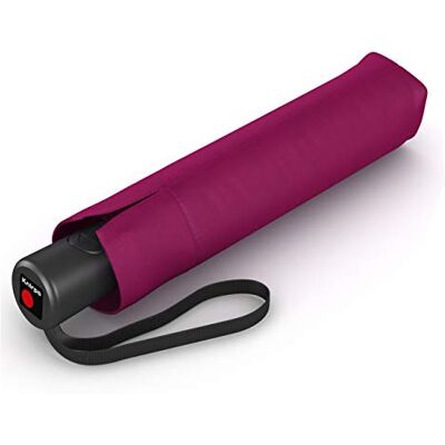 Knirps Guarda-chuva de bolso A.200 Medium Duomatic compacto e resistente a tempestades testado em túnel de vento, roxo escuro, M, moderno e funcional Knirps Guarda-chuva de bolso A.200 Medium Duomatic compacto e resistente a tempestades testado em túnel de vento, roxo escuro, M, moderno e funcional