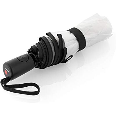 Knirps Guarda-chuva de bolso A.200 Medium Duomatic compacto e resistente a tempestades testado em túnel de vento, transparente, small Knirps Guarda-chuva de bolso A.200 Medium Duomatic compacto e resistente a tempestades testado em túnel de vento, transparente, small