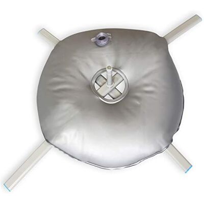 Anley Base de chão dobrável com saco de água adapta-se ao mastro de bandeira de penas com um diâmetro interno de 0,65" suporte de aço inoxidável com saco de peso redondo para- base única Anley Base de chão dobrável com saco de água adapta-se ao mastro de bandeira de penas com um diâmetro interno de 0,65" suporte de aço inoxidável com saco de peso redondo para- base única