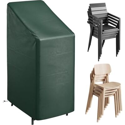 WOLTU Capa protetora para móveis de jardim, cobertura de conjunto de móveis PE, para sofá exterior impermeável, anti-UV, à prova de poeira e vento, 68 x 96 x 110/150 cm WOLTU Capa protetora para móveis de jardim, cobertura de conjunto de móveis PE, para sofá exterior impermeável, anti-UV, à prova de poeira e vento, 68 x 96 x 110/150 cm